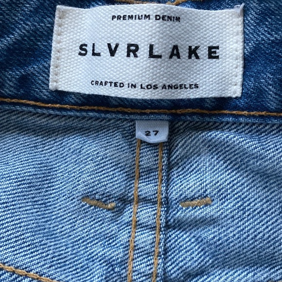 SLVRLAKE Frankie High Rise Crop Flare Jeans in Better Days - Picture 6 of 7